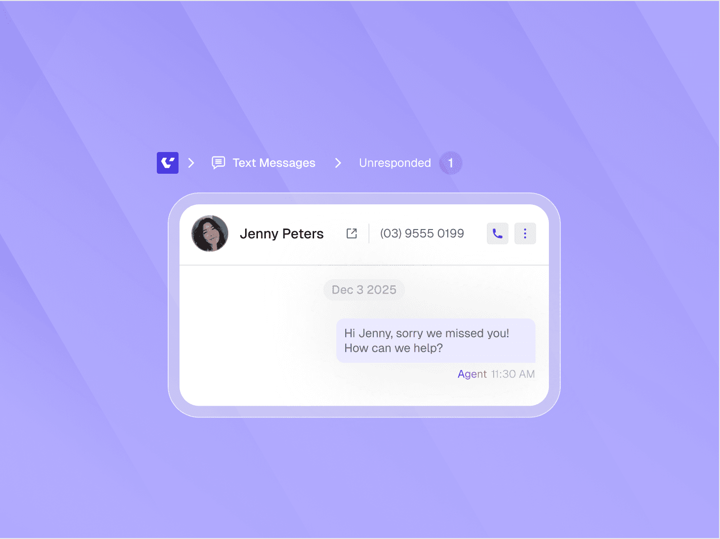 Automated or Manual Text Sent