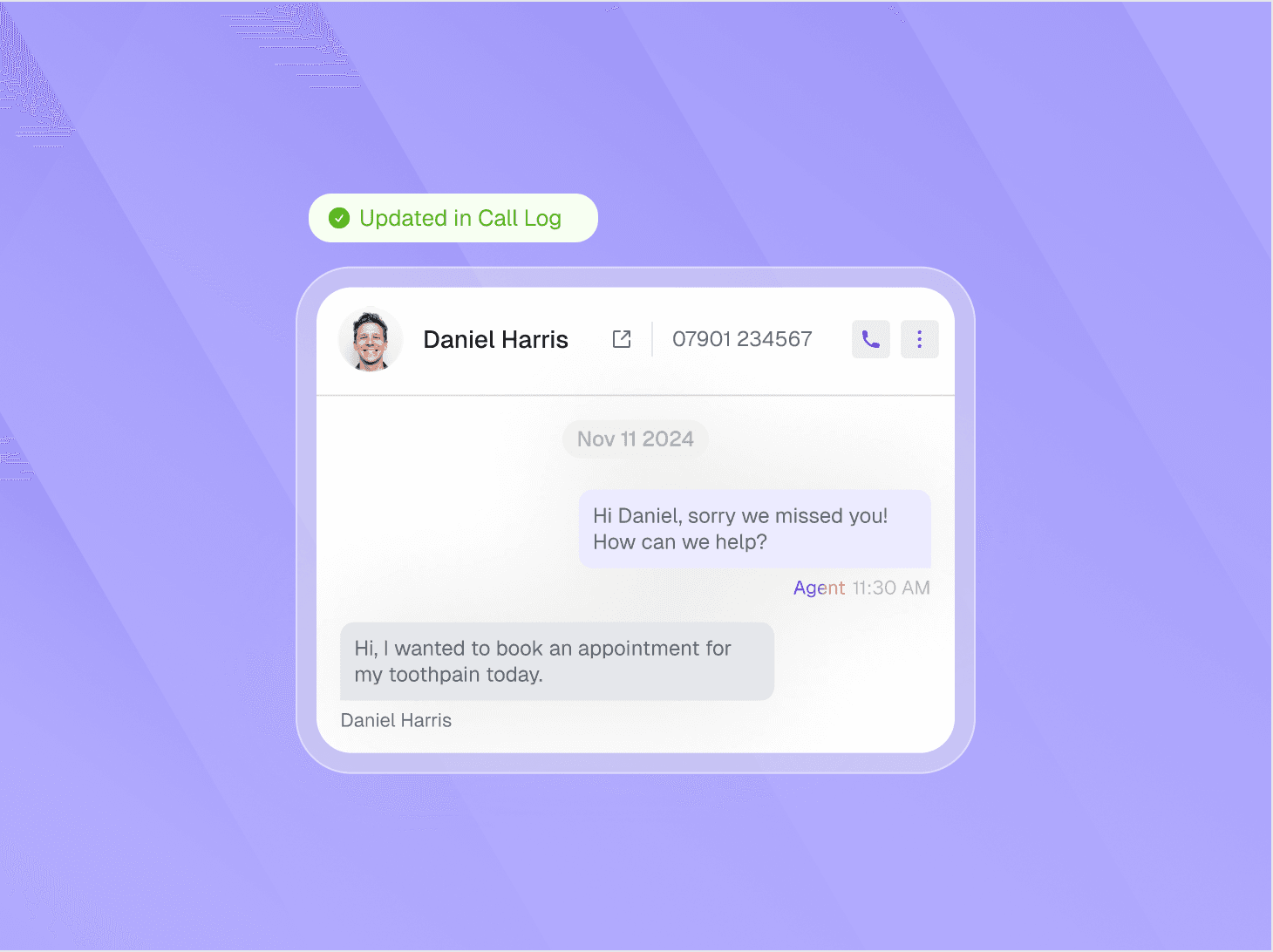 Caller Engages or Leaves Message